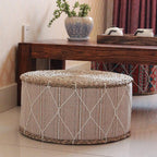 Coussin de Méditation Tressé Fibres Naturelles