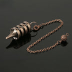 Pendule Divinatoire Radiesthésie Metal Reiki Égyptien Professionnel