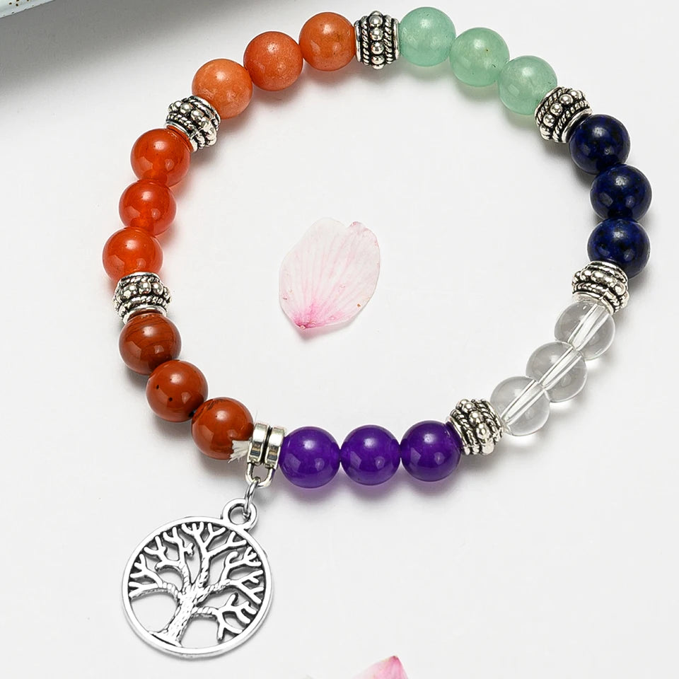 Bracelet 7 Chakras Arbre de Vie