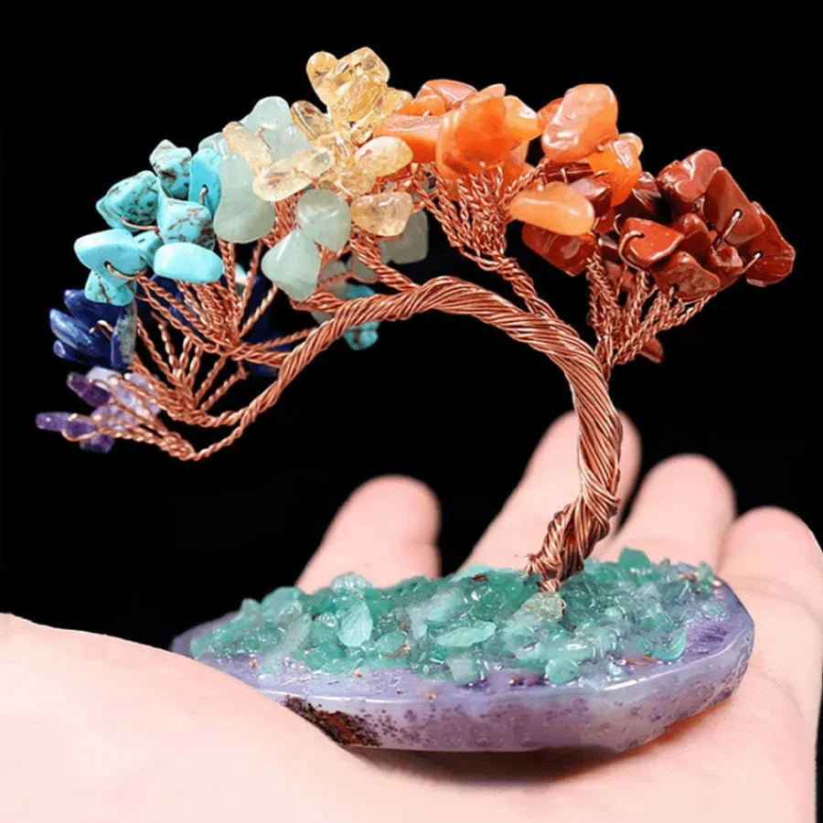 Petit Arbre du Bonheur 7 Chakras
