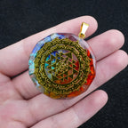 Pendentif Orgonite 7 Chakras
