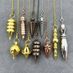 Pendule Divinatoire Radiesthésie Metal Reiki Égyptien Professionnel