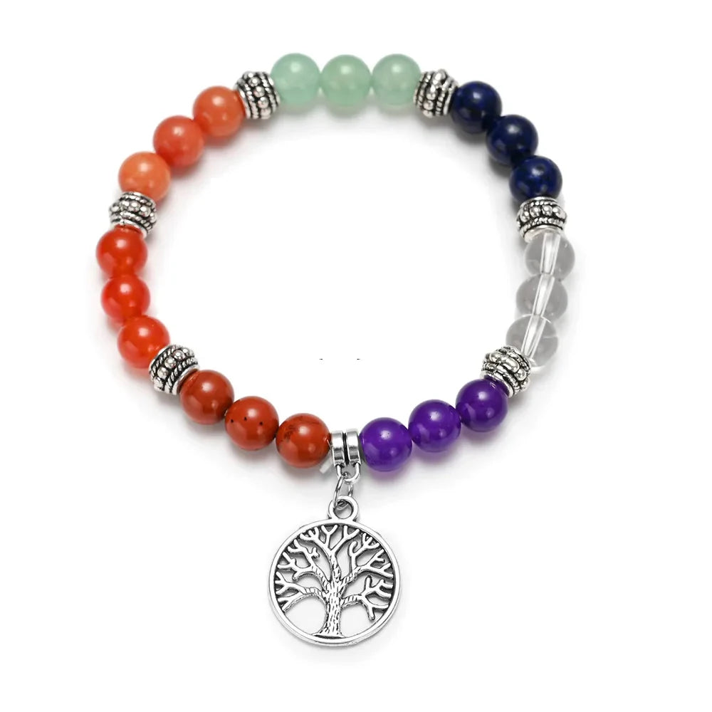 Bracelet 7 Chakras Arbre de Vie
