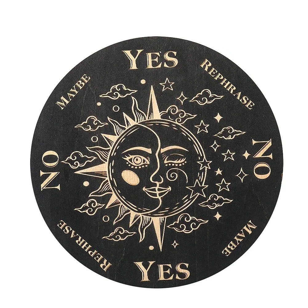 Planche Radiesthésie Oui Non en Bois