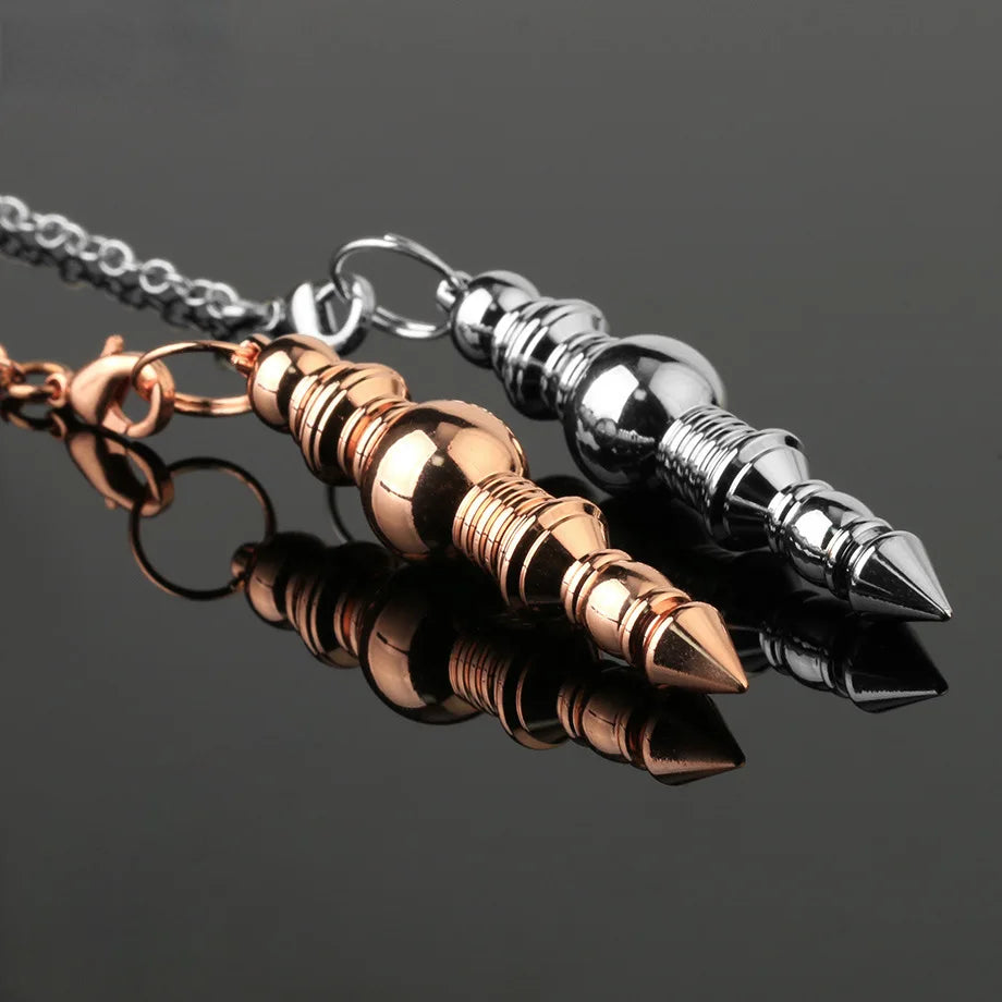 Pendule Divinatoire Radiesthésie en Cuivre Laiton