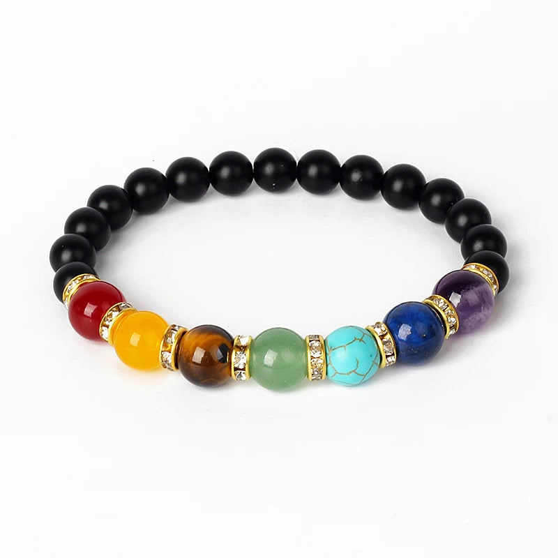 Bracelet de Lithothérapie 7 Chakras