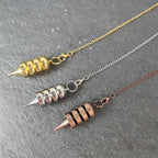 Pendule Divinatoire Radiesthésie Metal Reiki Égyptien Professionnel