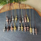 Pendule Divinatoire Radiesthésie Metal Reiki Égyptien Professionnel