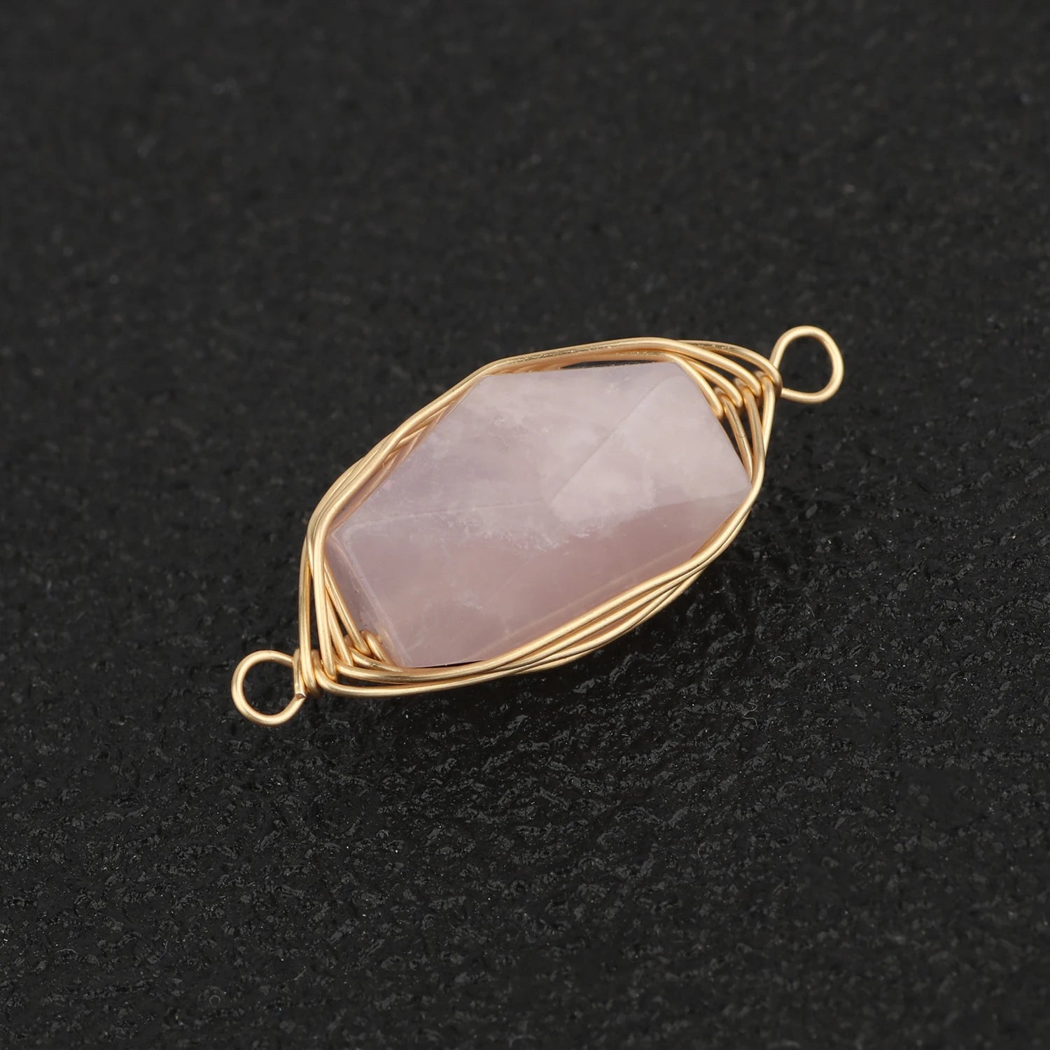 Pendentif Quartz Rose Pierre Naturelle