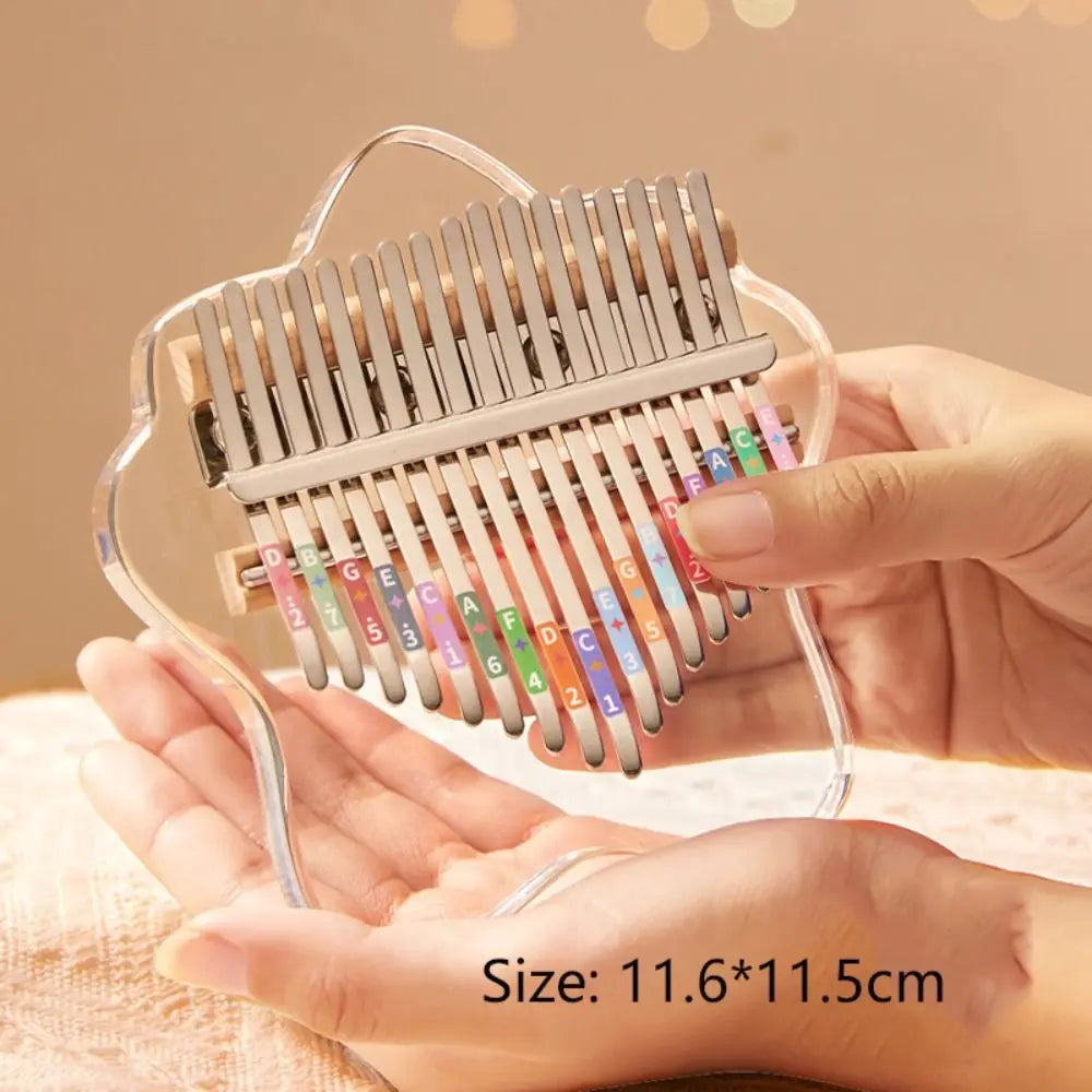 Kalimba 17 Lames Transparent