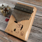 Kalimba 17 Lames avec Gravure
