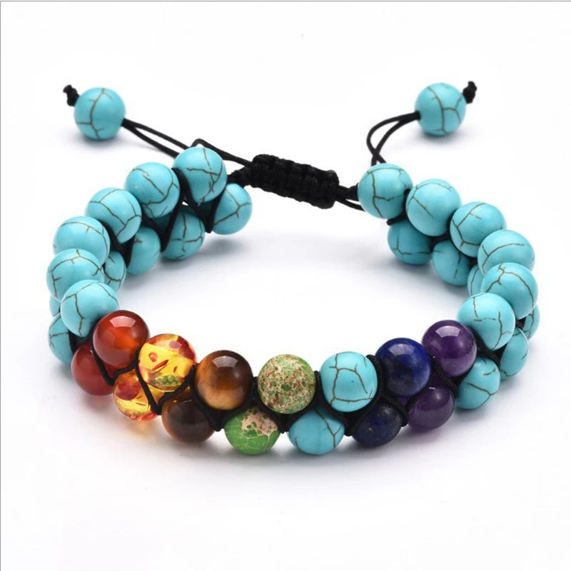 Bracelet Double 7 Chakras