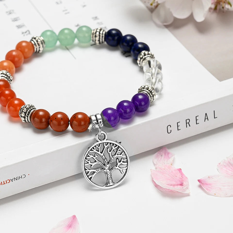 Bracelet 7 Chakras Arbre de Vie