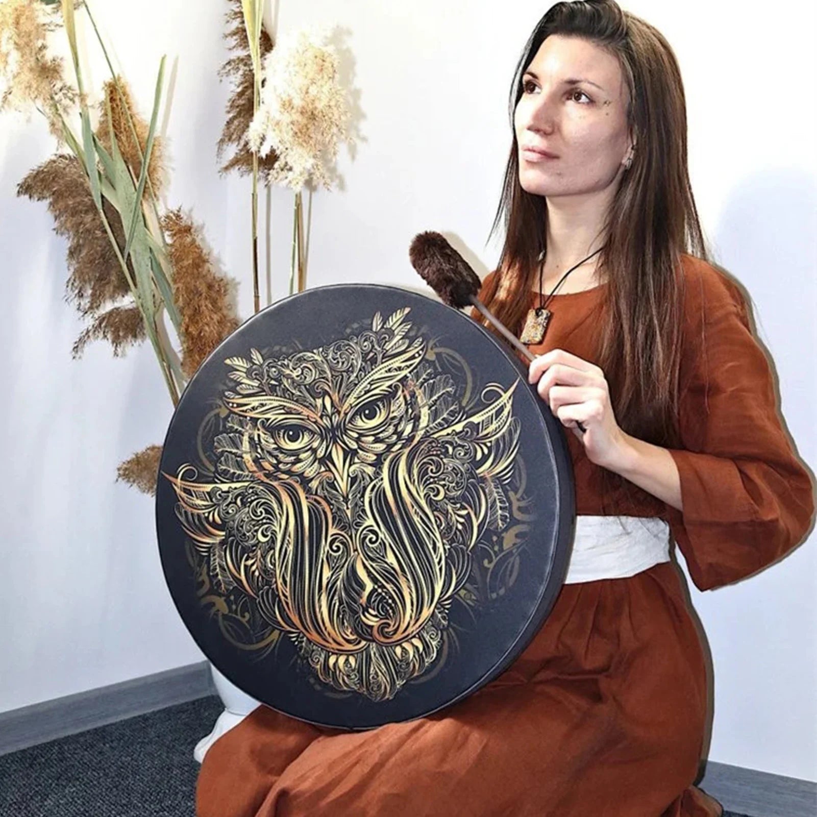 Tambour Chamanique Hibou