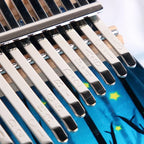 Kalimba 17 Lames Acrylique Transparent