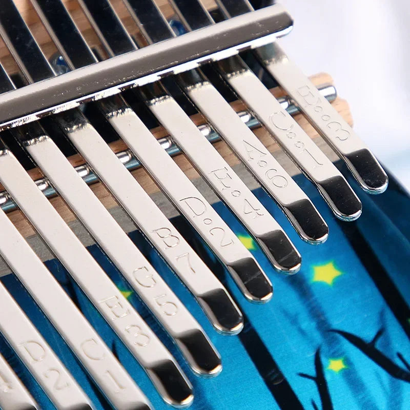 Kalimba 17 Lames Acrylique Transparent