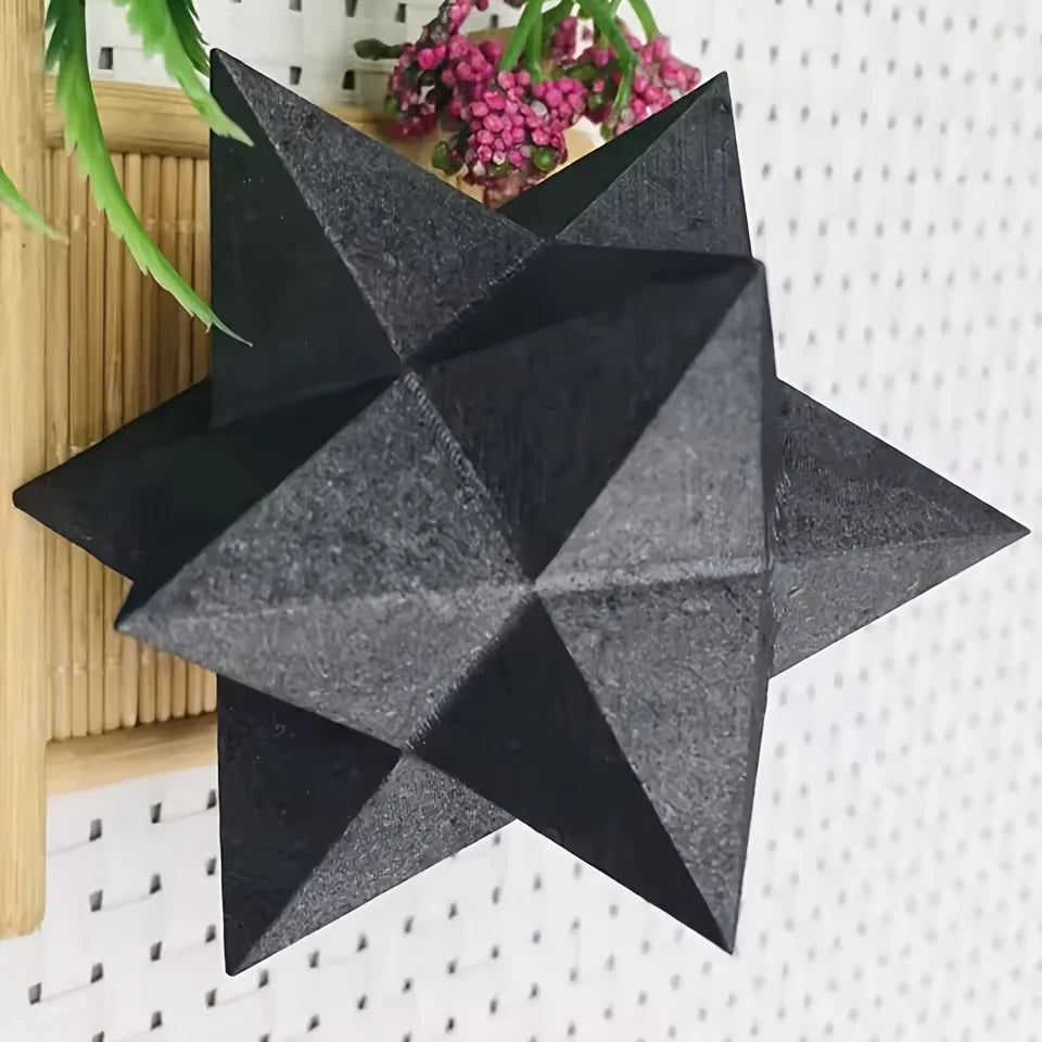 Étoile en Pierre Shungite