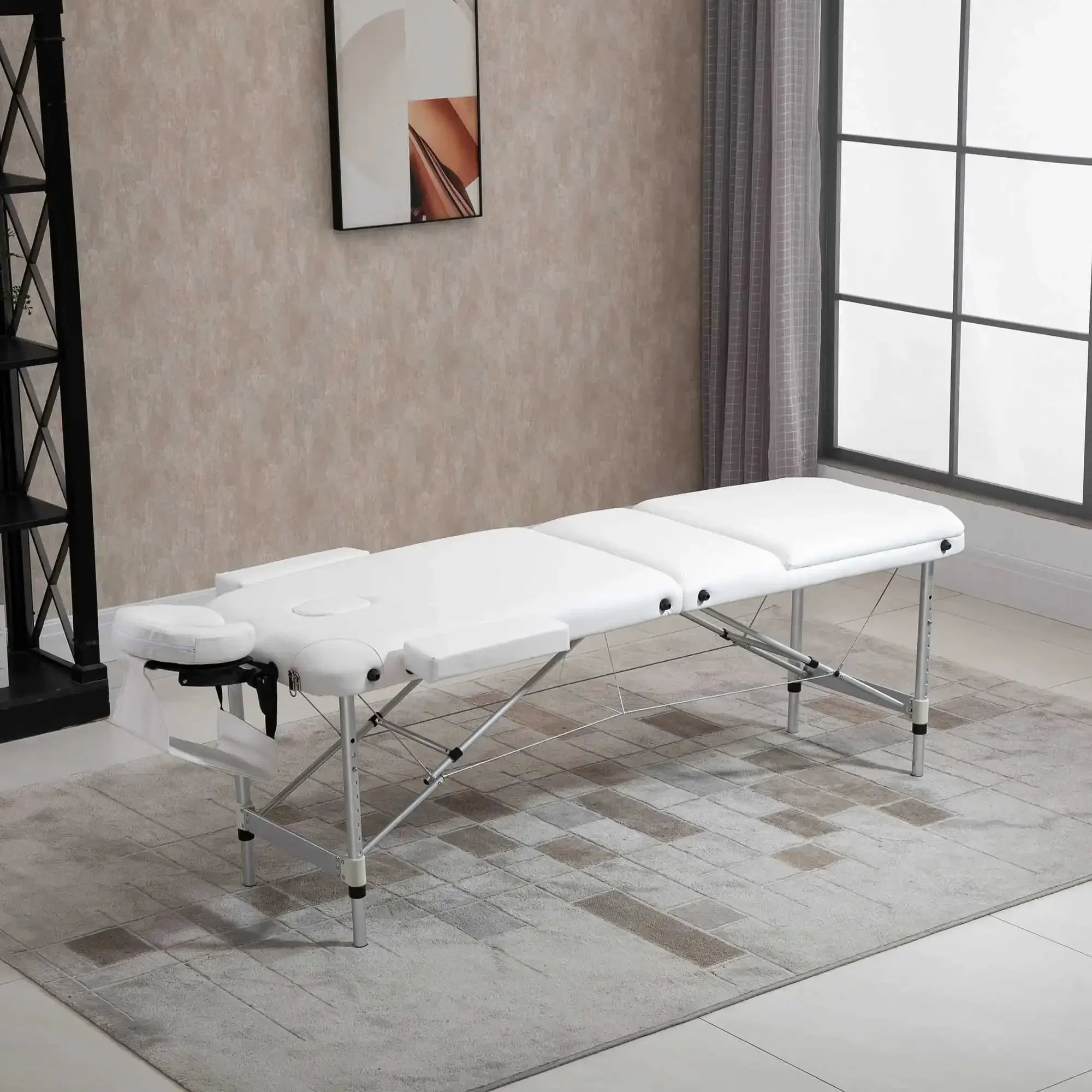 Table de Massage Pliante Blanche
