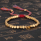 Bracelet Tibétain Fin en Cordon Tressé