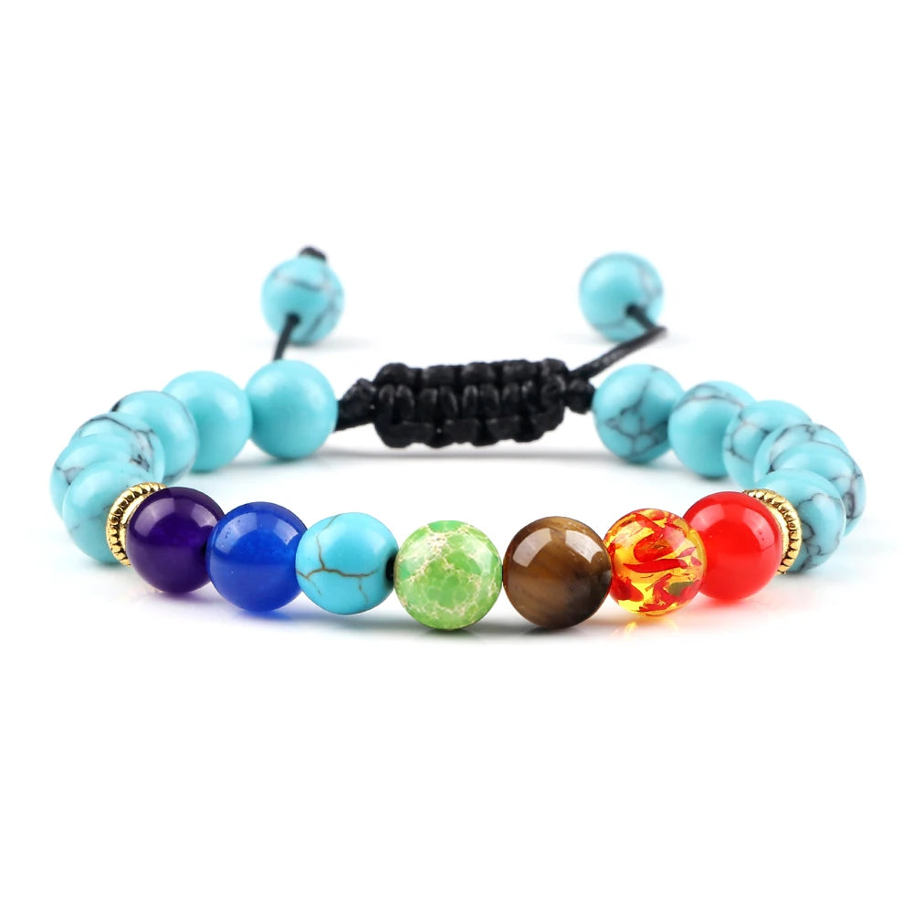Bracelet 7 Chakras Homme