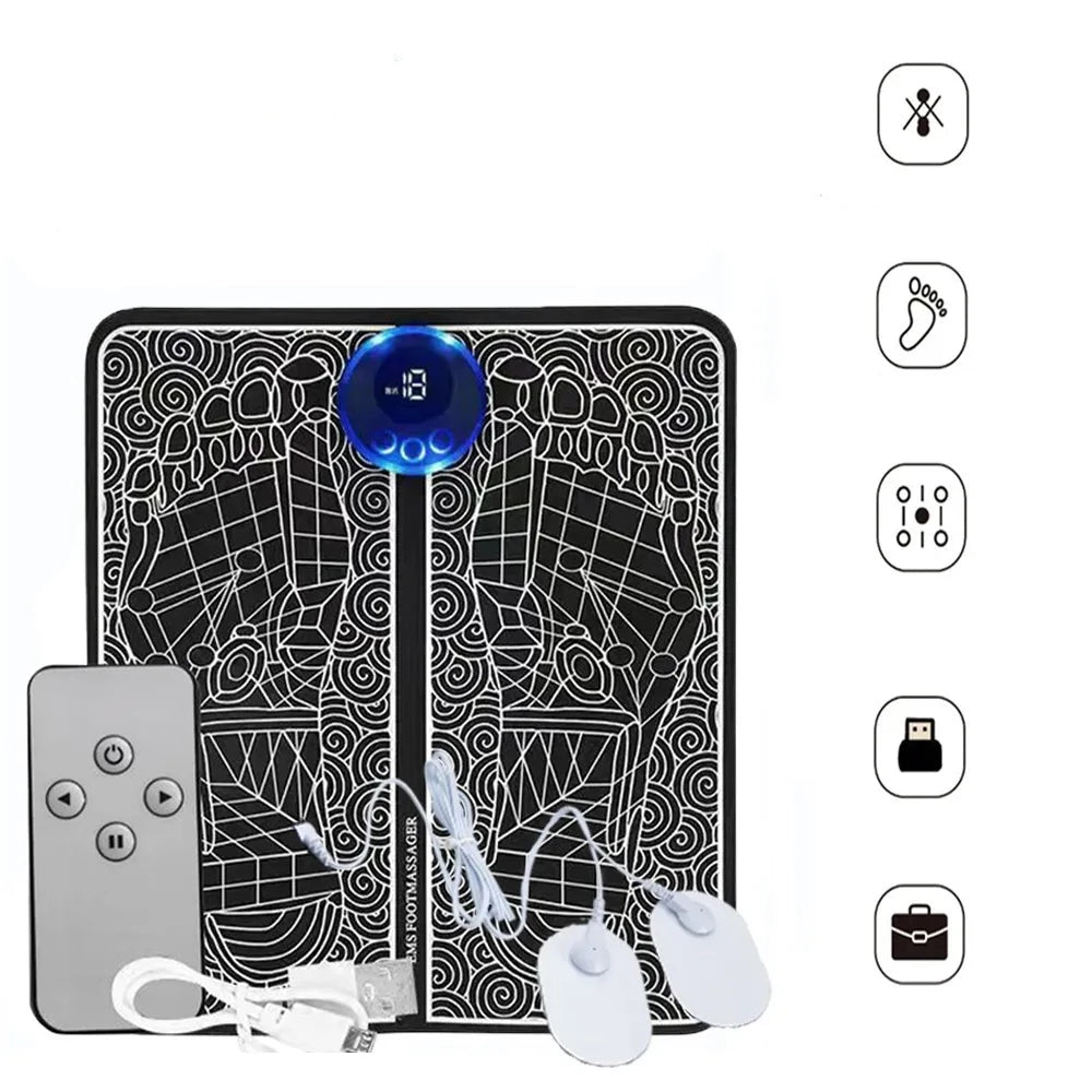 Electrostimulation Pied avec pictograme de fonctionnement