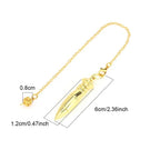 Pendule Divinatoire Radiesthésie Metal Reiki Égyptien Professionnel