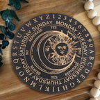 Planche Radiesthésie en Bois Motif Soleil