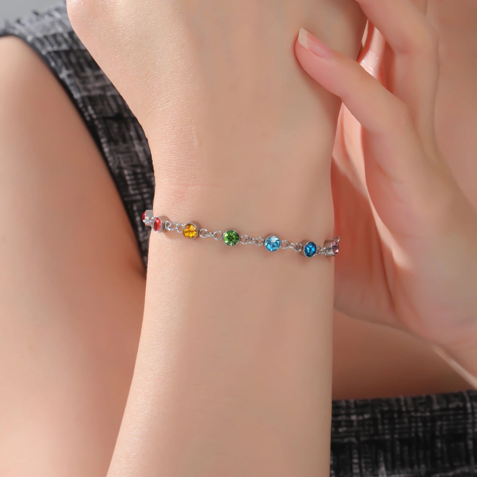 Bracelet 7 Chakras Femme