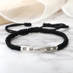 Bracelet Tibétain Cordon Tressé