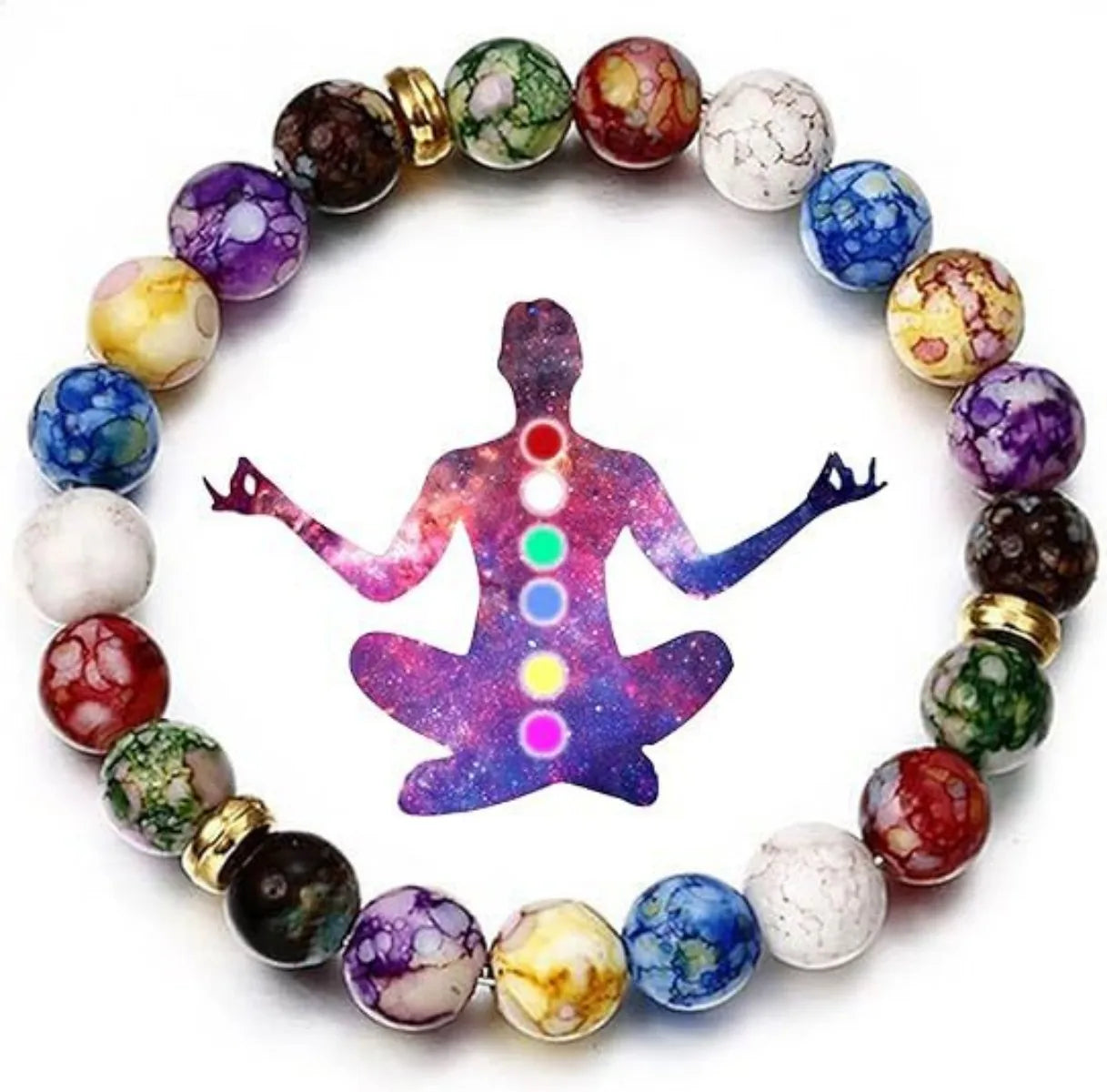 Bracelet 7 Chakras Yoga Reiki