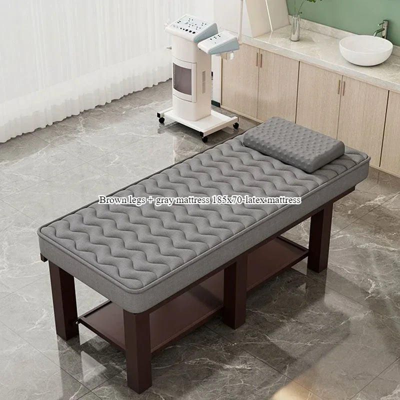 Table de Massage Fixe en Bois