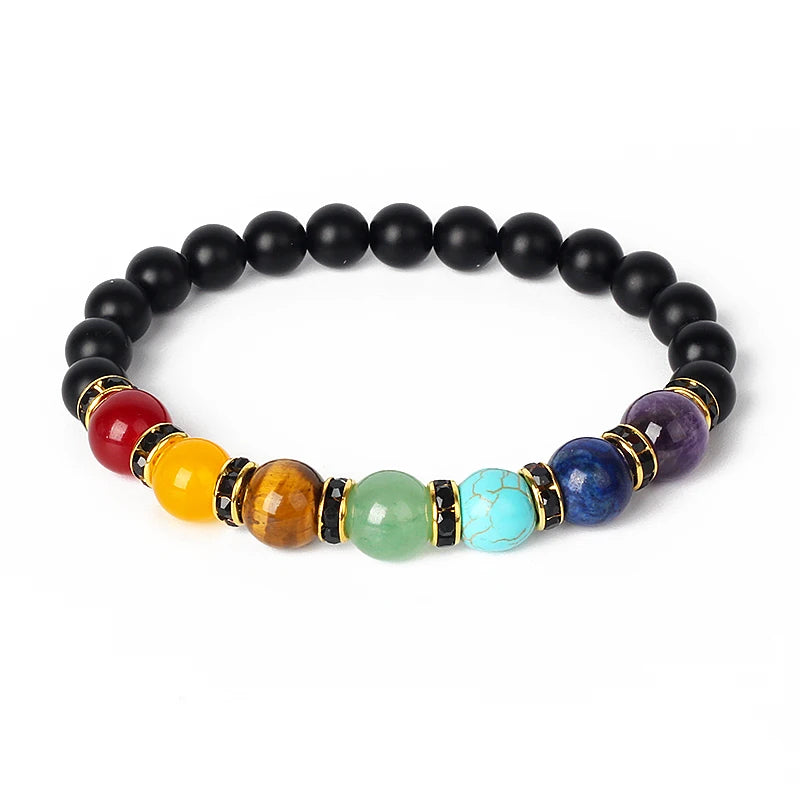 Bracelet de Lithothérapie 7 Chakras
