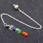 Pendule Divinatoire Radiesthésie 7 Chakras