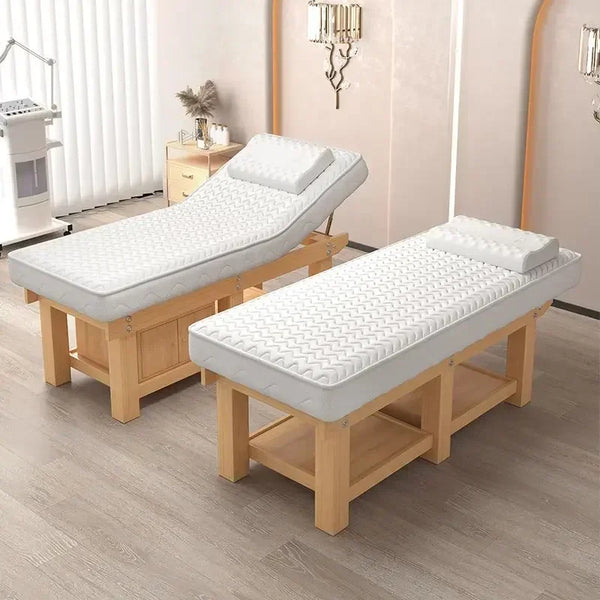Table de Massage Fixe en Bois
