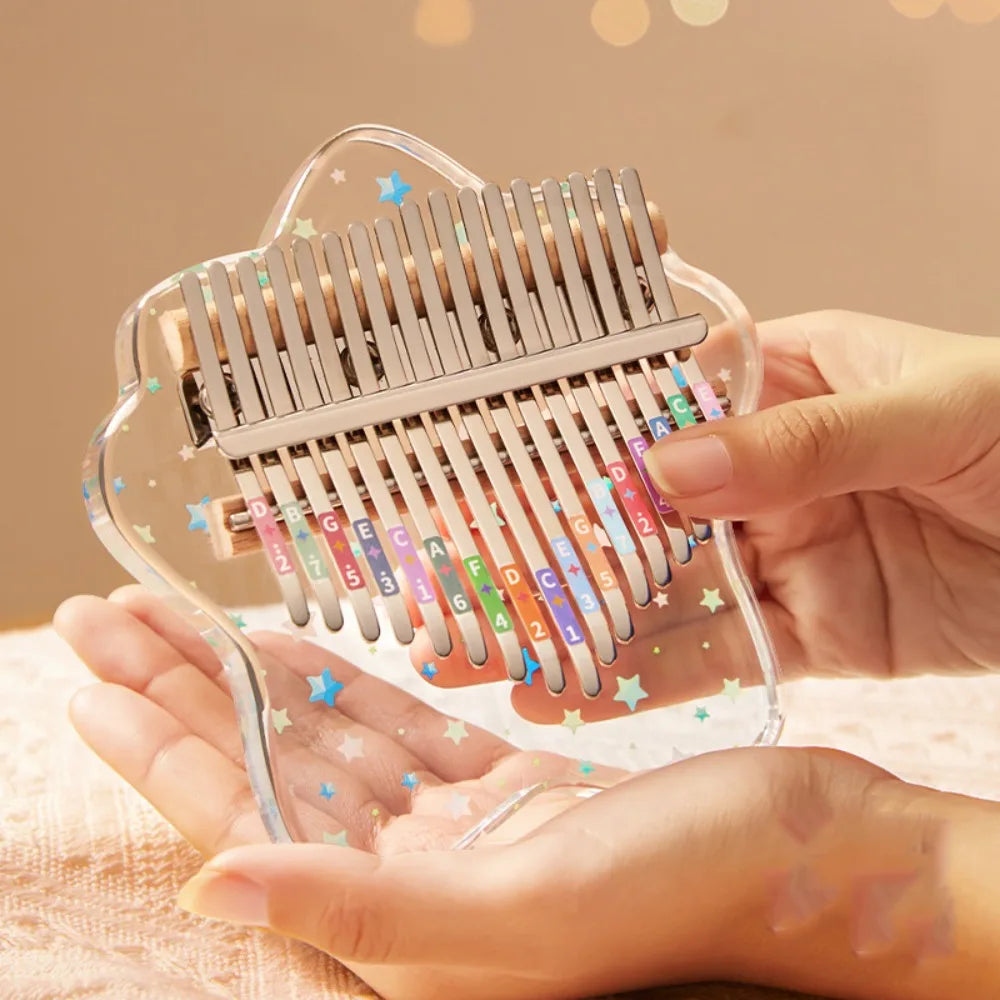Kalimba 17 Lames Transparent