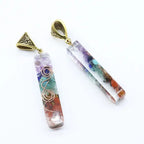 Pendentif Collier Orgonite Hexagone