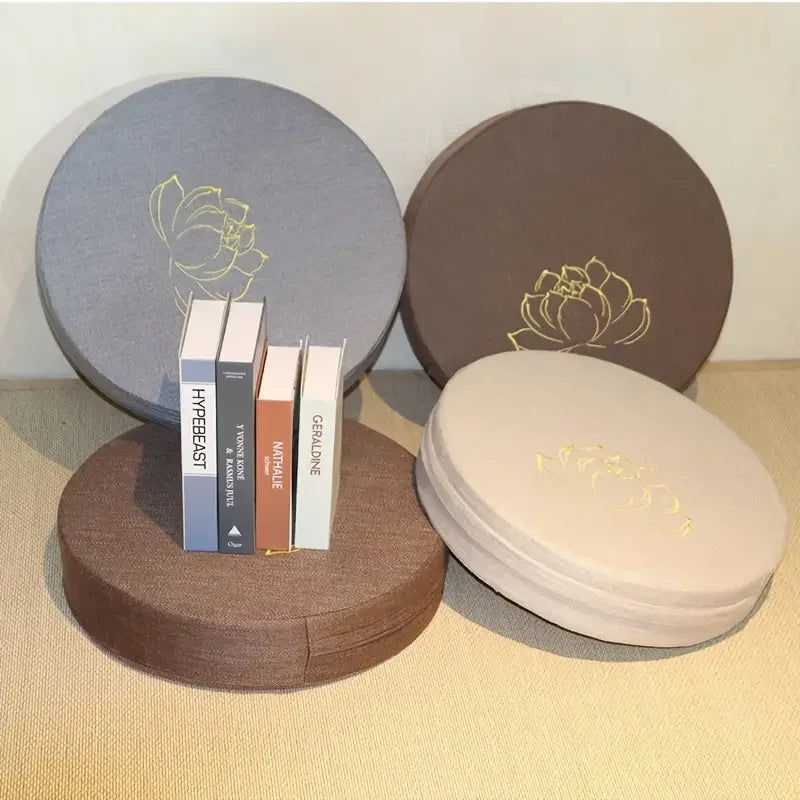 Coussin de Méditation Rond 40X6CM Zafu