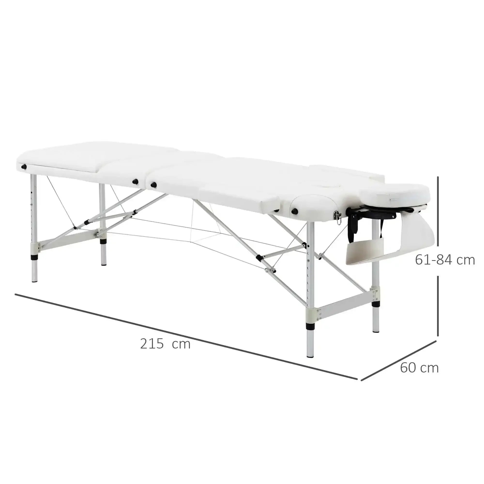 Table de Massage Pliante Blanche