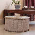 Coussin de Méditation Tressé Fibres Naturelles