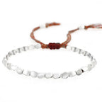 Bracelet Tibétain Fin en Cordon Tressé