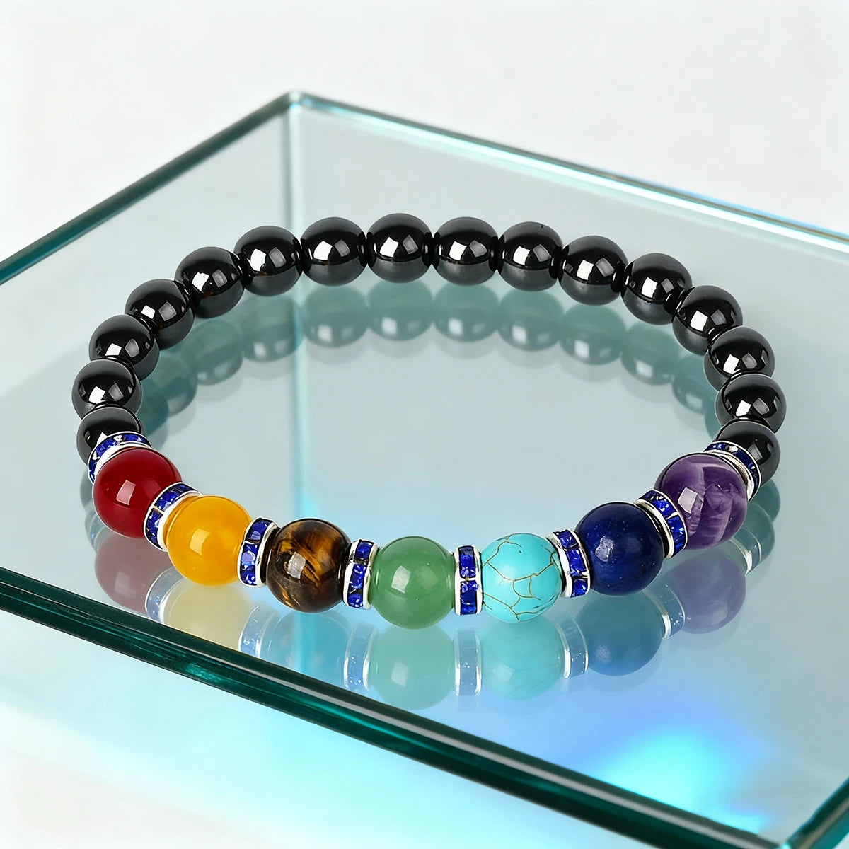 Bracelet de Lithothérapie 7 Chakras