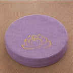 Coussin de Méditation Rond 40X6CM Zafu