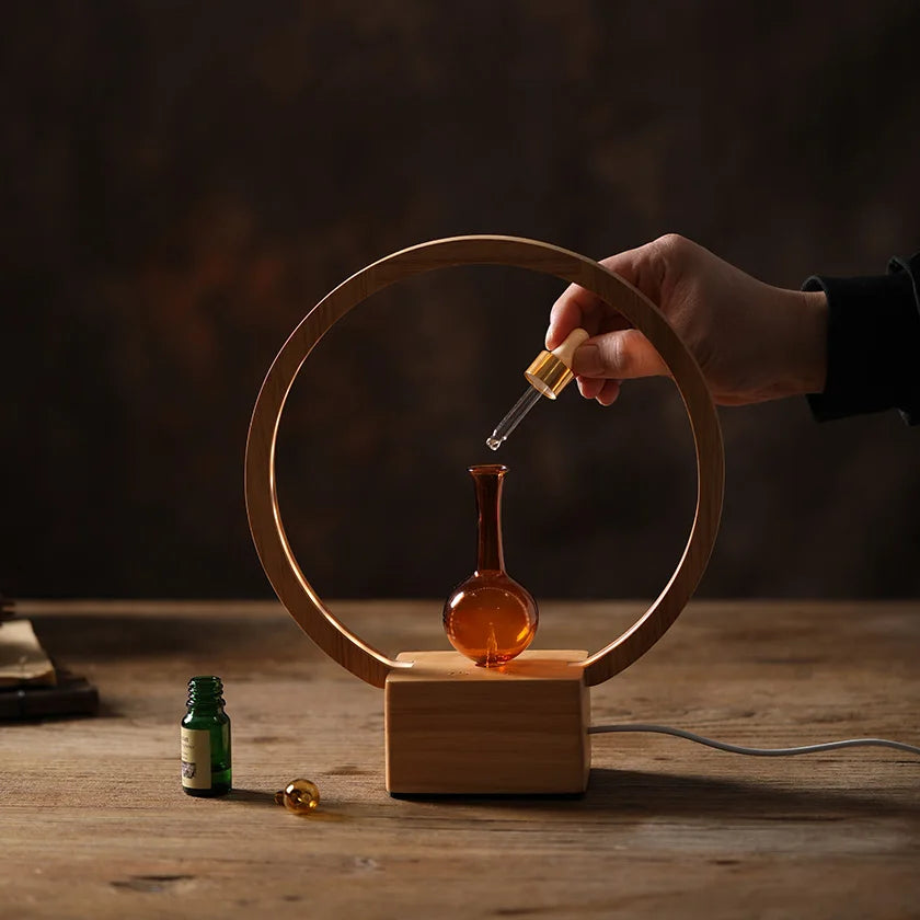 Diffuseur Huile Essentielle Design Bois