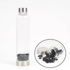 Gourde en Verre avec Cristaux 550ML