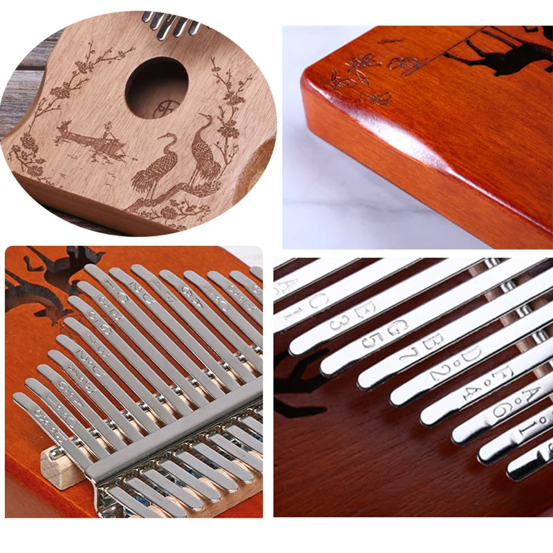Kalimba 17 Lames avec Gravure