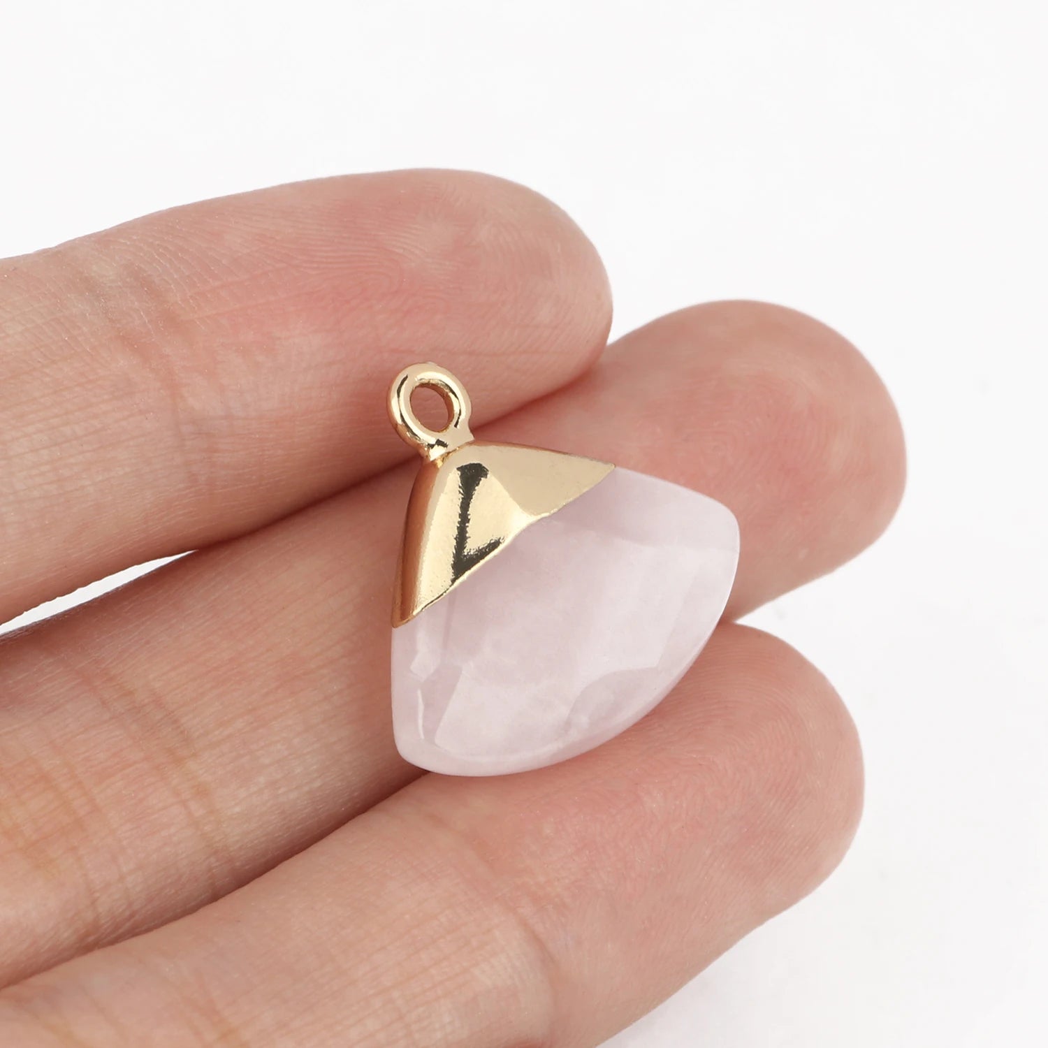 Pendentif Quartz Rose Pierre Naturelle