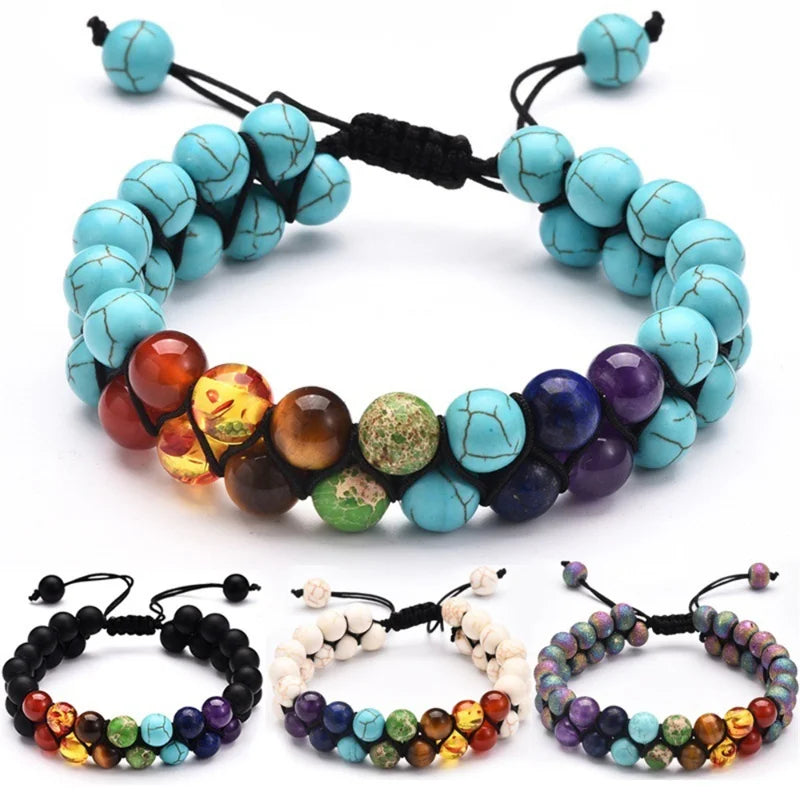 Bracelet Double 7 Chakras