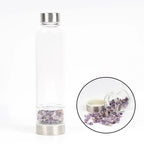 Gourde en Verre avec Cristaux 550ML