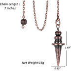Pendule Divinatoire Radiesthésie Métallique
