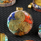 Pendentif Orgonite 7 Chakras